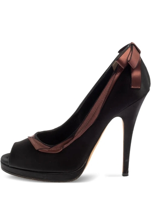 Dolce & Gabbana Pre-Owned satin heeled pumps - Black