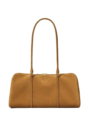 Tory Burch Marshmallow suede shoulder bag - Brown