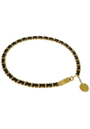CHANEL Pre-Owned 1990-2000s Medallion chain belt - Black