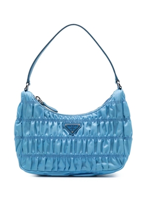 Prada Pre-Owned 2019-2025 Tessuto Gaufre Re Edition shoulder bag - Blue