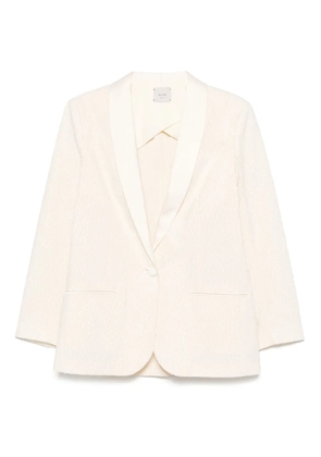 Alysi patterned-jacquard blazer - Neutrals