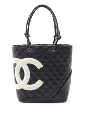CHANEL Pre-Owned 2003-2004 Medium Cambon Ligne tote bag - Black