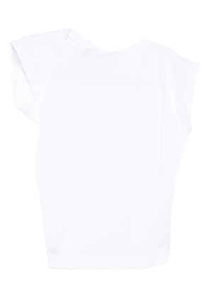 3.1 Phillip Lim draped T-shirt - White