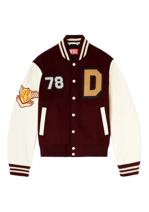 Diesel L-Arry-Cp patches-embroideries jacket - Red