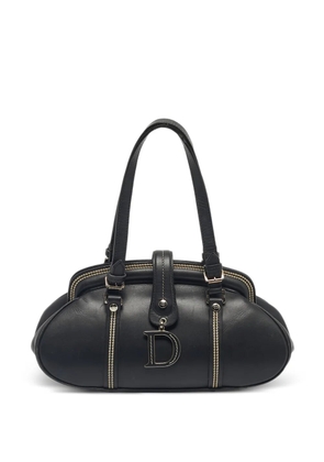 Christian Dior Pre-Owned 2005 Detective Frame leather tote bag - Black