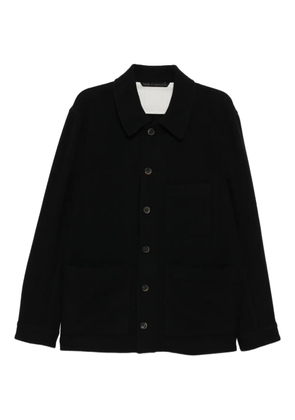 Forme D'expression buttoned wool-blend jacket - Black