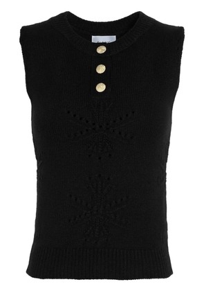 Barrie all-over motif top - Black