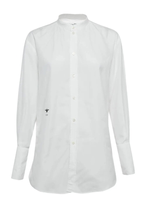 Christian Dior Pre-Owned CD embroidered poplin shirt - White