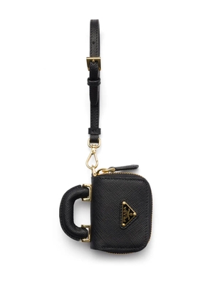 Prada Saffiano leather AirPods case - Black