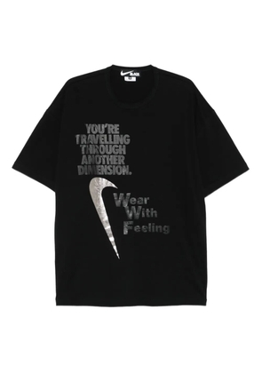 Black Comme Des Garçons printed T-shirt