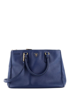 Prada Pre-Owned Galleria Double Zip Saffiano Leather Large tote bag - Blue