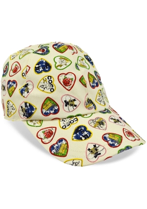 CHANEL Pre-Owned 1990-2000s Valentine baseball cap - Neutrals