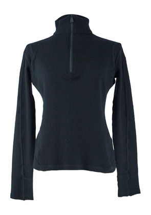 Moncler Vintage logo-patch zip sweater - Black