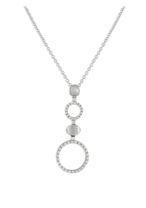NANIS 18K white gold diamond necklace - Silver