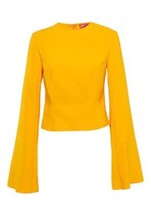 Solace London bell-sleeve top - Orange
