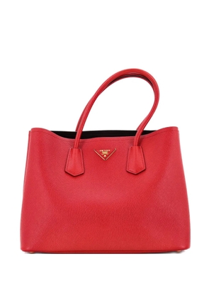 Prada Pre-Owned Cuir Double Saffiano Leather Large tote bag - Red
