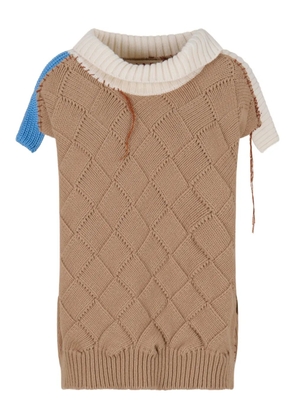 Marni textured short-sleeve T-shirt - MXW36 DUNE