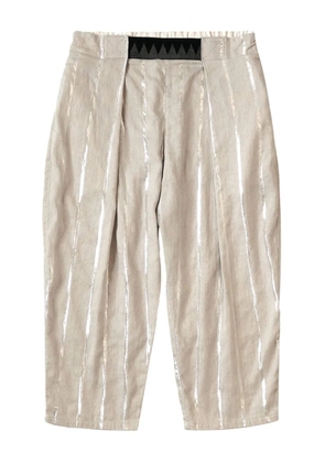 KAPITAL Phillies Stripe trousers - Neutrals