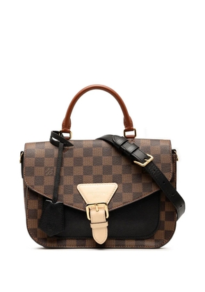 Louis Vuitton Pre-Owned 2020 Damier Ebene Beaumarchais satchel - Brown