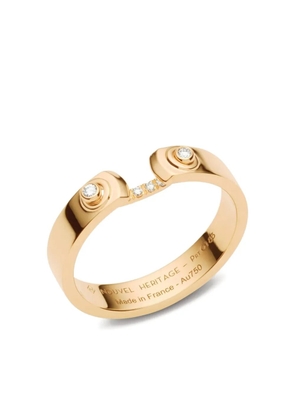 Nouvel Heritage 18K yellow gold Business Meeting Mood diamond ring