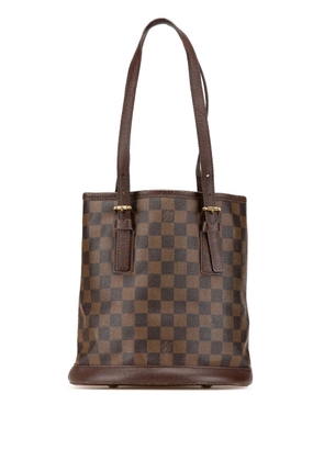 Louis Vuitton Pre-Owned 2000 Damier Ebene Marais bucket bag - Brown