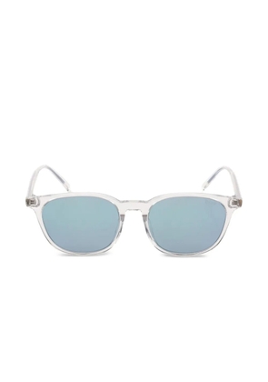 Christian Dior Pre-Owned 20s butterfly-frame sunglasses - White