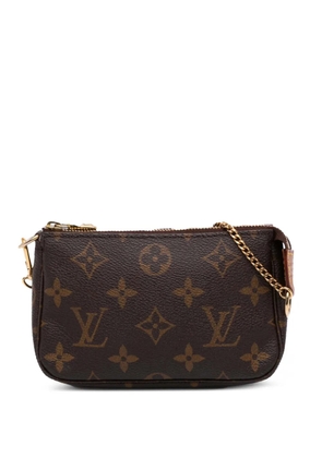 Louis Vuitton Pre-Owned 2021 Monogram Mini Pochette Accessoires handbag - Brown