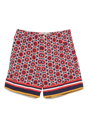Valentino Garavani monogram-patterned shorts - White