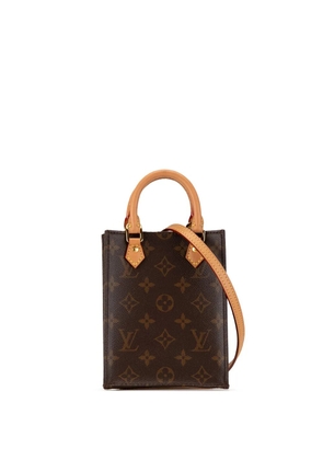 Louis Vuitton Pre-Owned 2020 Monogram Petit Sac Plat satchel - Brown