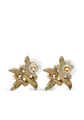 Oscar de la Renta Pre-Owned starfish earrings - Gold