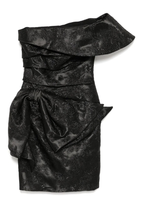 Saiid Kobeisy brocade mini dress - Black