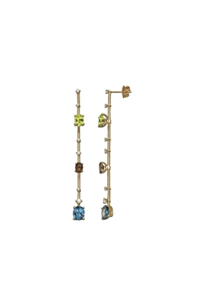Mattia Cielo 18K yellow gold Rugiada Pietre multi-stone earrings