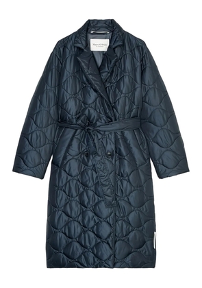 Marc O'Polo quilted belted coat - Blue