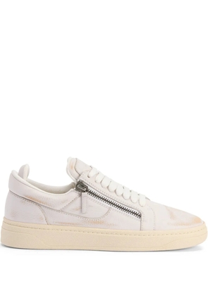 Giuseppe Zanotti GZ94 double-zip low-top sneakers - White