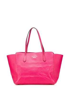 Gucci Pre-Owned 2016-2025 Medium Leather Swing tote bag - Pink