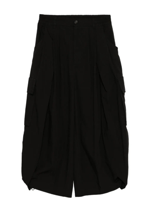 SONGZIO multi-pleat trousers - Black