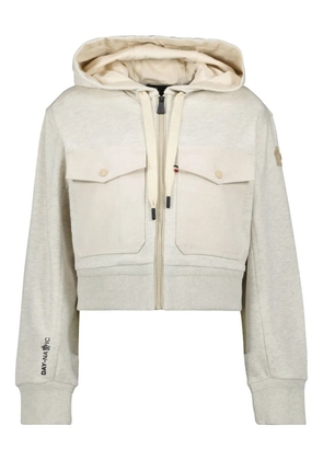 Moncler Grenoble zip-up hoodie - Grey