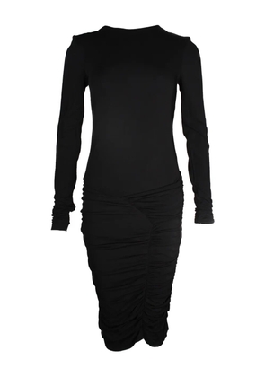 Ba&Sh ruched midi dress - Black