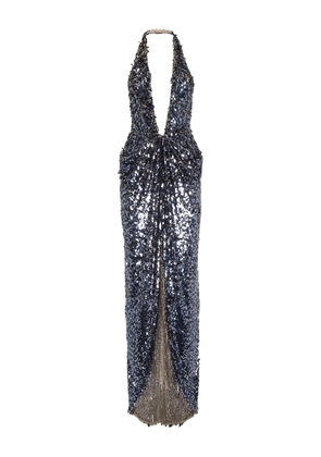DSQUARED2 sequin-embellished maxi dress - Blue