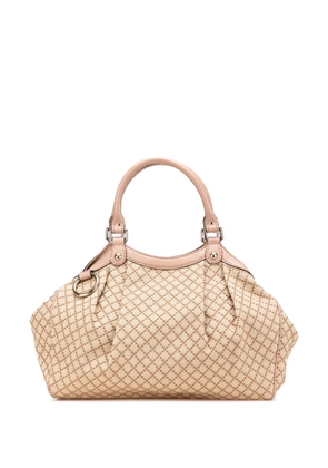 Gucci Pre-Owned 2016-2025 Medium Diamante Canvas Sukey tote bag - Brown