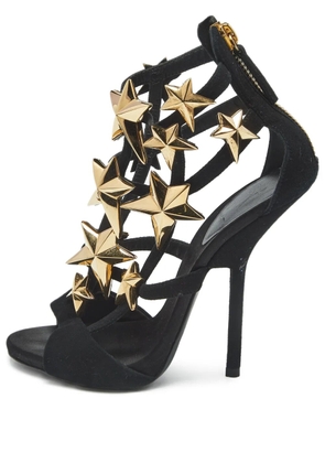 Giuseppe Zanotti star embellishment ankle strap sandals - Black