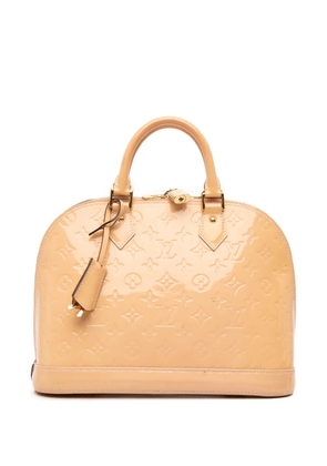 Louis Vuitton Pre-Owned 2015 Monogram Vernis Alma PM handbag - Brown