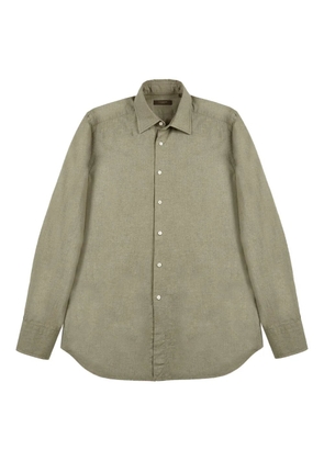 Glanshirt cotton shirt - Green