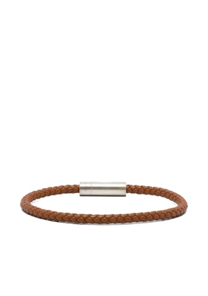 Le Gramme 7g Leather Cable bracelet - Brown