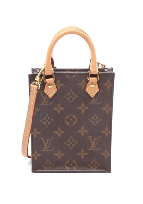 Louis Vuitton Pre-Owned 2020 Sac Plat monogram handbag - Brown