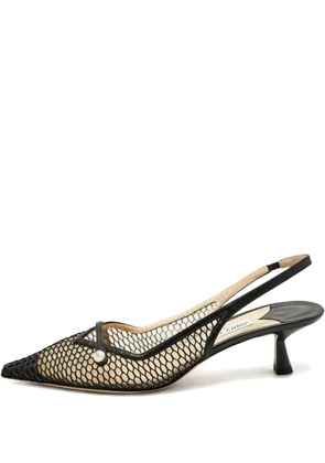 Jimmy Choo Pre-Owned Fetto slingback pumps - Black
