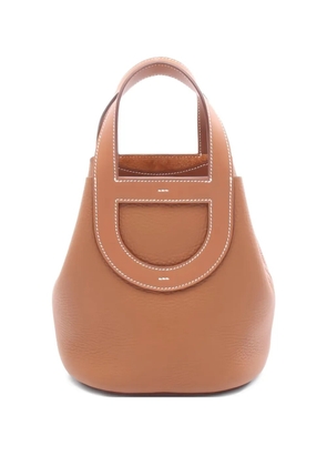 Hermès Pre-Owned 2024 Loop 18 leather tote bag - Brown
