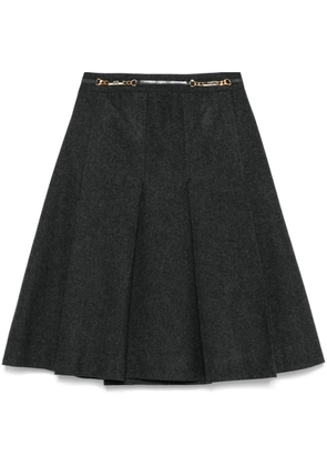 Celine Pre-Owned 1990s wool skirt - Grey