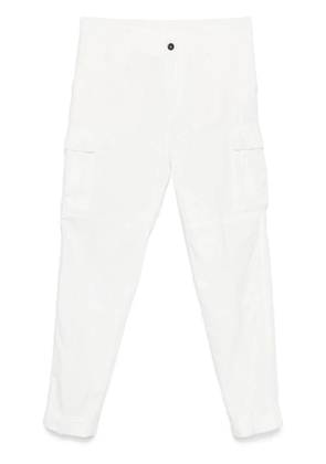 Eleventy tapered cargo trousers - White