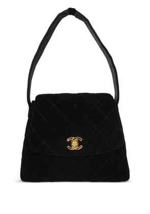 CHANEL Pre-Owned 1997 diamond-quilted handbag - Black